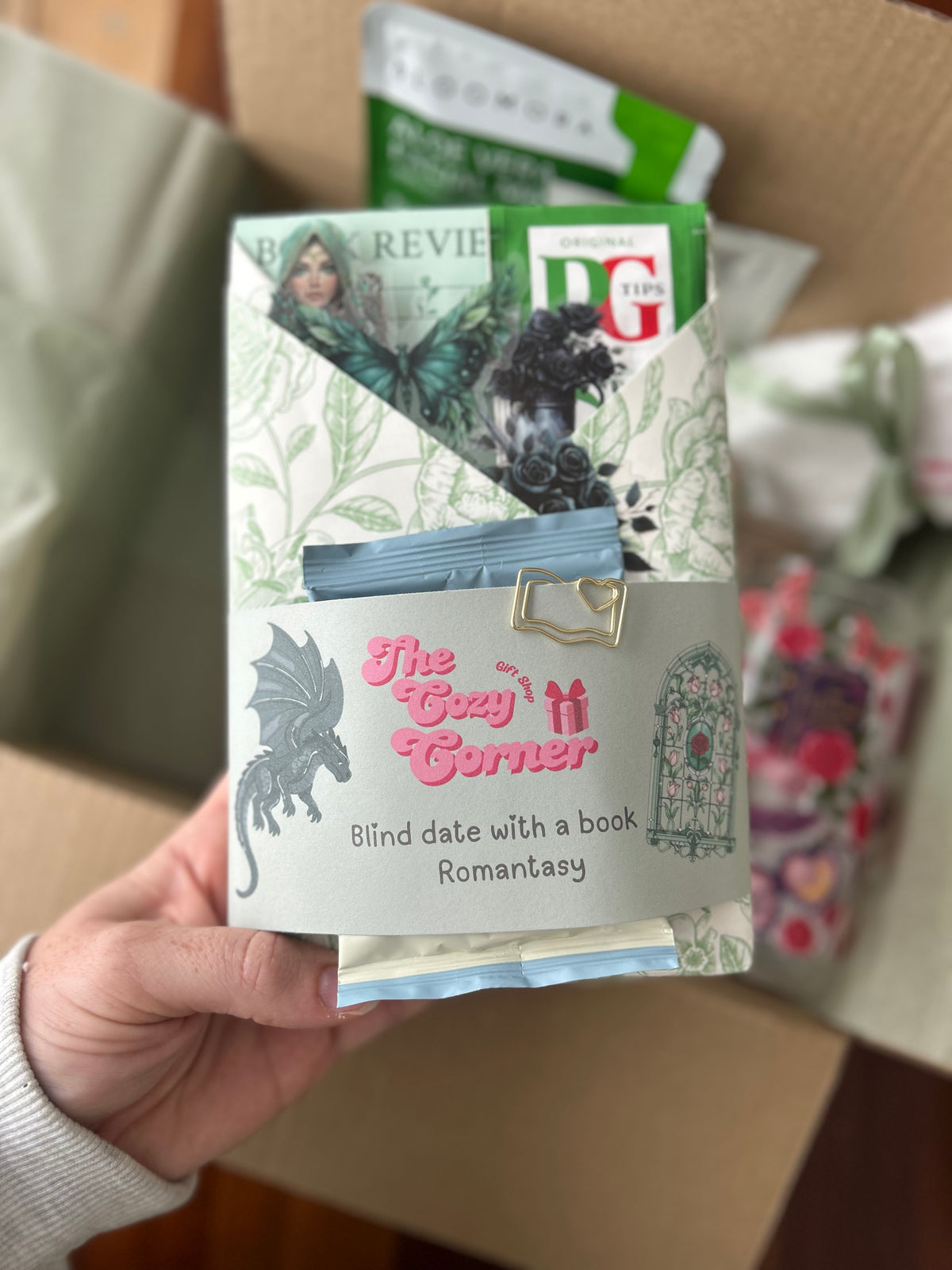 Romantasy blind date with a book box