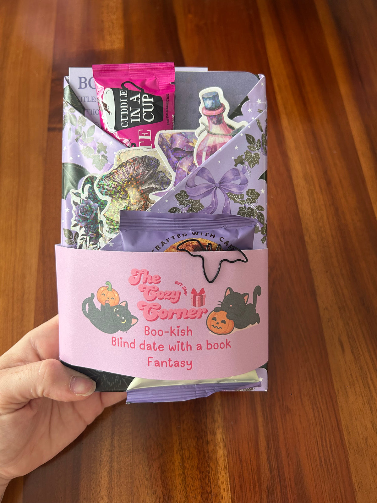Boo-kish blind date with a book box